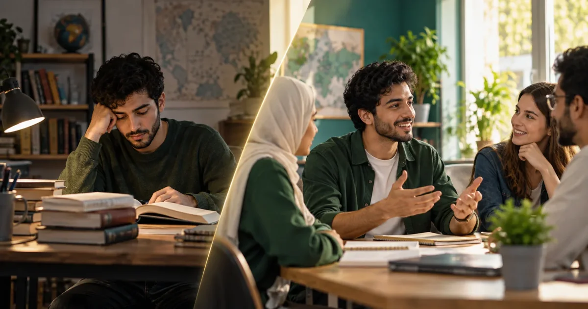 صورة توضيحية لمقال: الفرق بين تعلّم اللغة بالطريقة التقليدية والمنهج التطبيقي