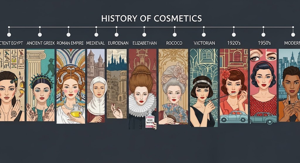 تاريخ مستحضرات التجميل